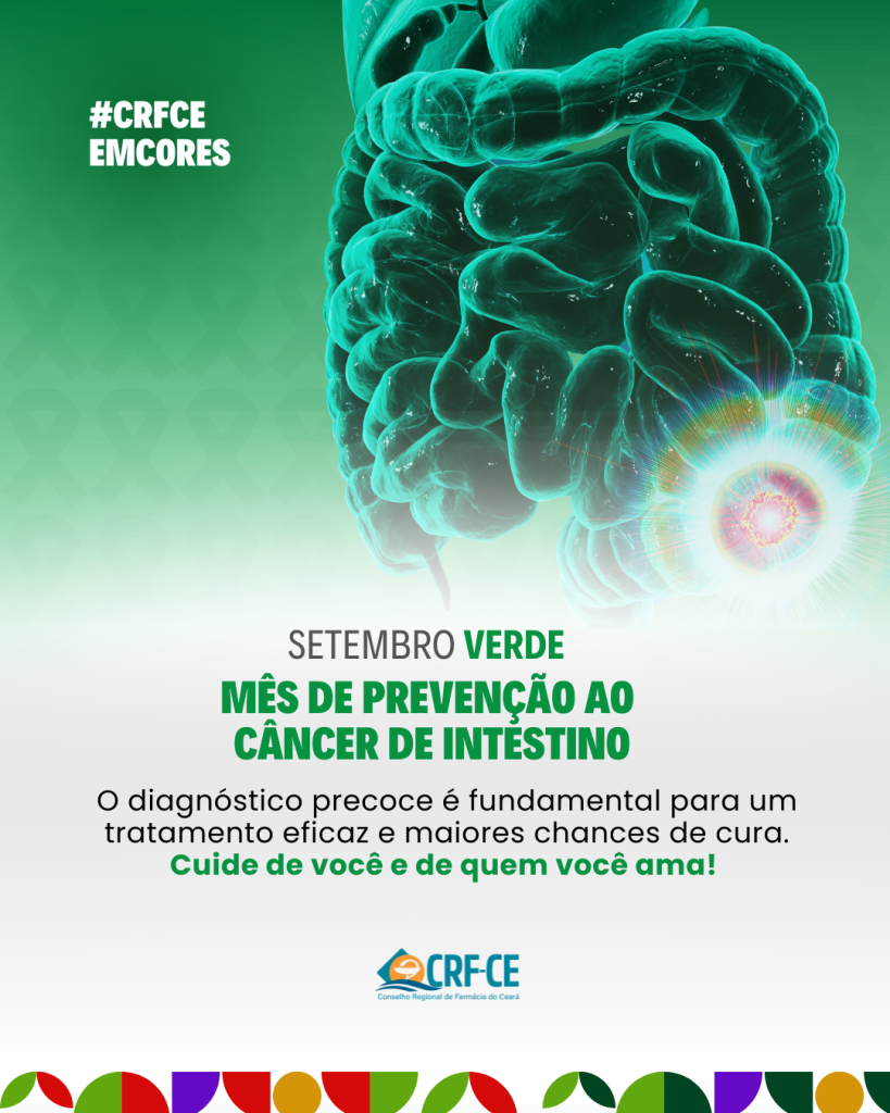 Setembro verde – Mês da campanha de prevenção do câncer de intestino ...