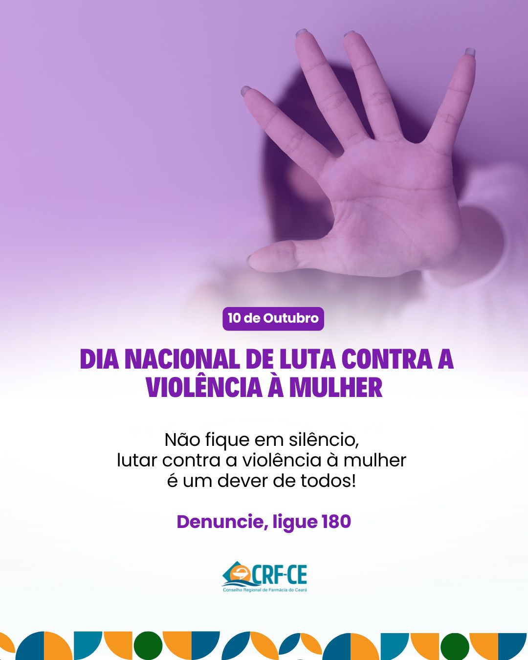 Calendário – 10 de Outubro – Dia Nacional de Luta contra a Violência à ...