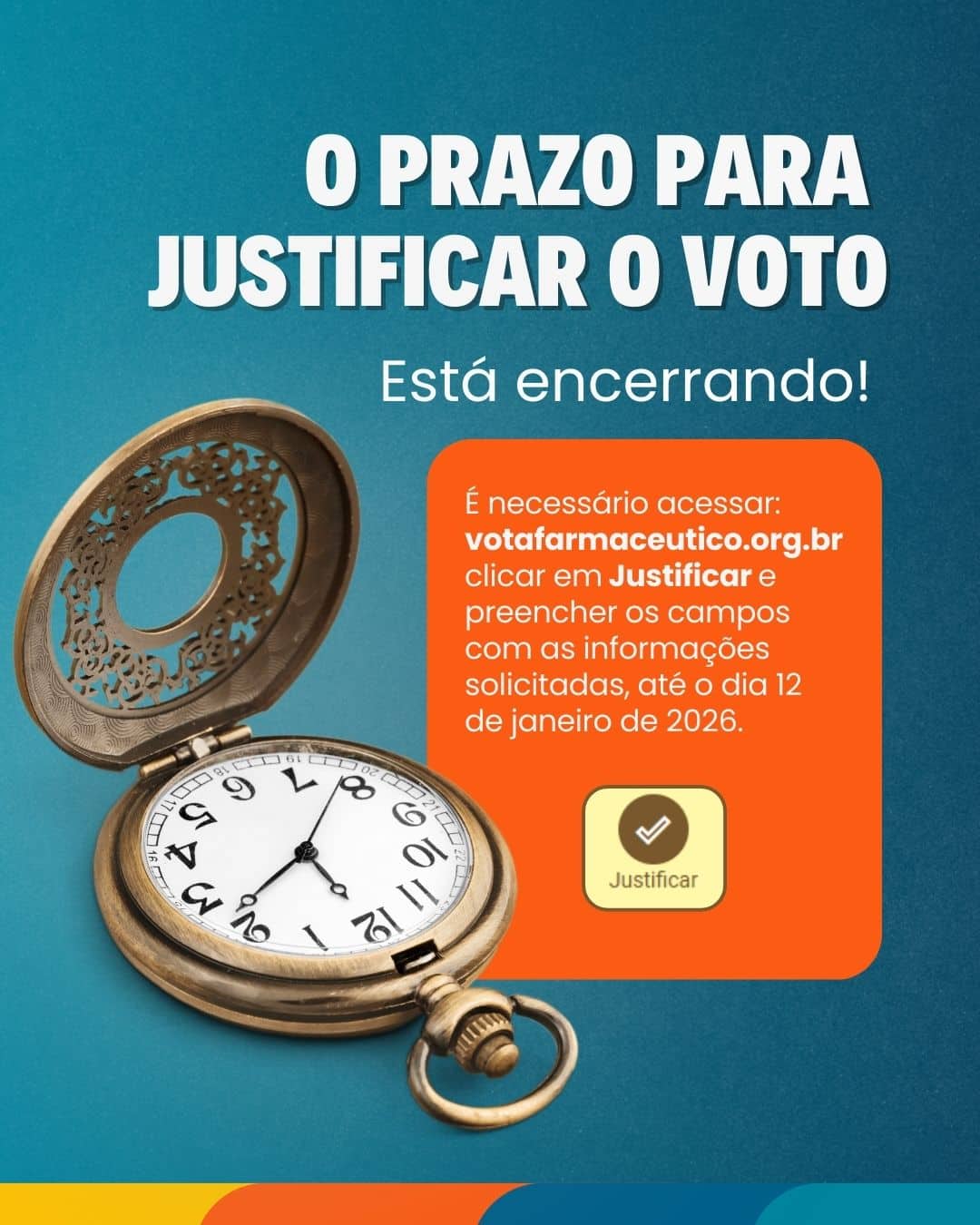 O prazo para justificar o voto está encerrando – 12 de janeiro de 2026 ...
